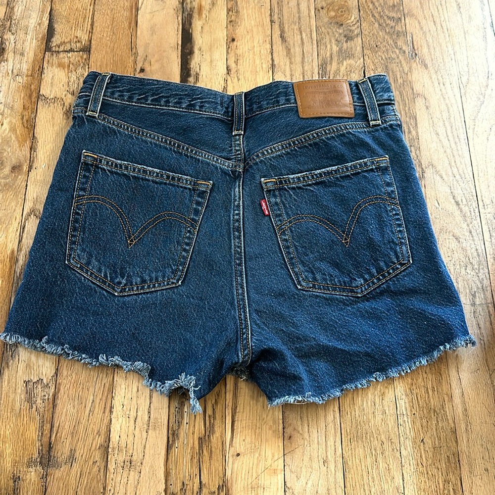 Levi high waist jeans shorts